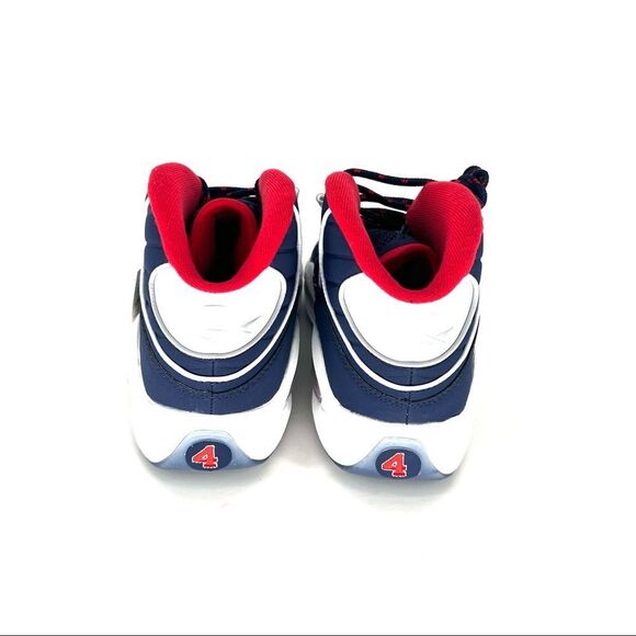 Reebok Navy Blue and White Athletic Shoes with Hexalite Cushioning main image 5